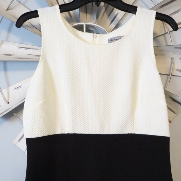 Beautiful 2 Pcs Danny &‎ Nicoles Dress Black & Cream Dress w/ Lace Size 6 - Picture 11 of 16